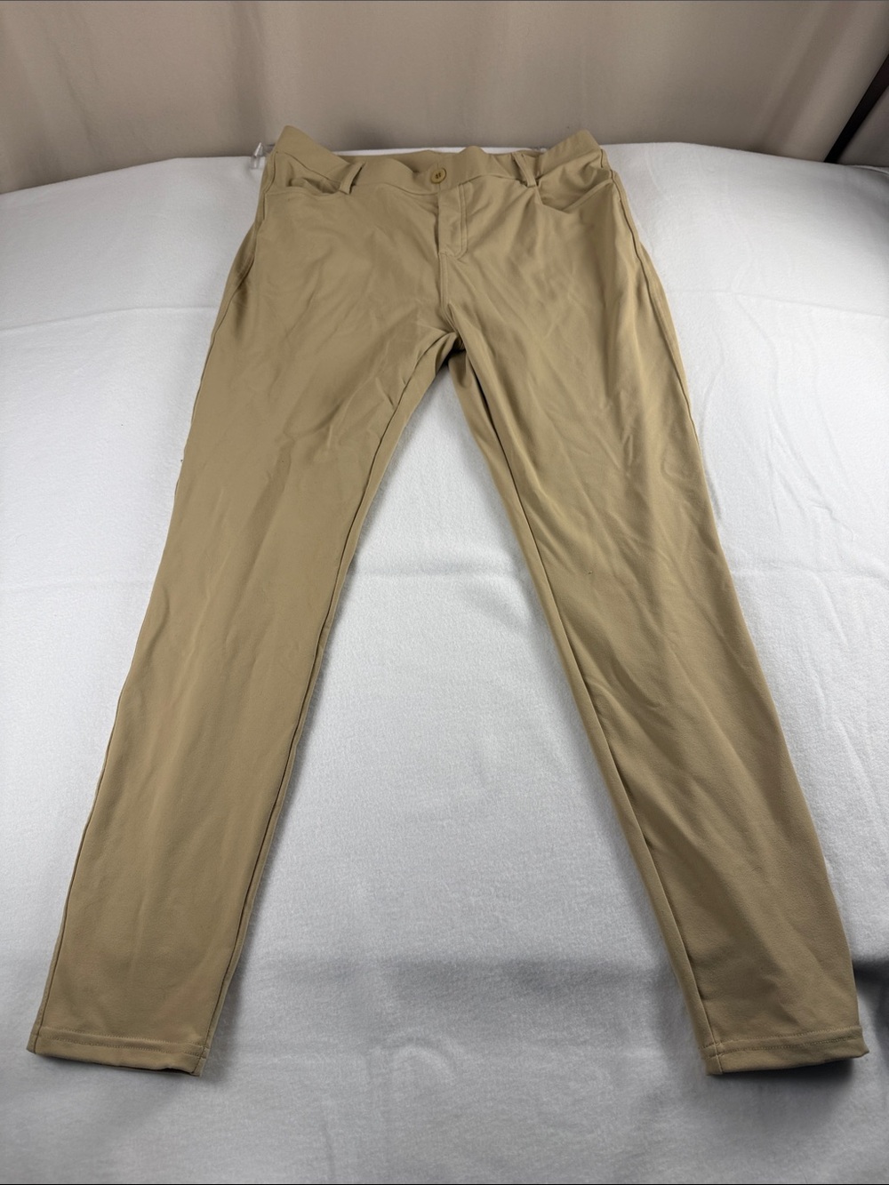 Classic Slim Fit Chino Pants - Khaki MM - 303